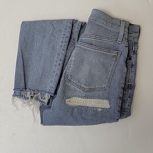 Madewell distressed mom jean women's sz 24T